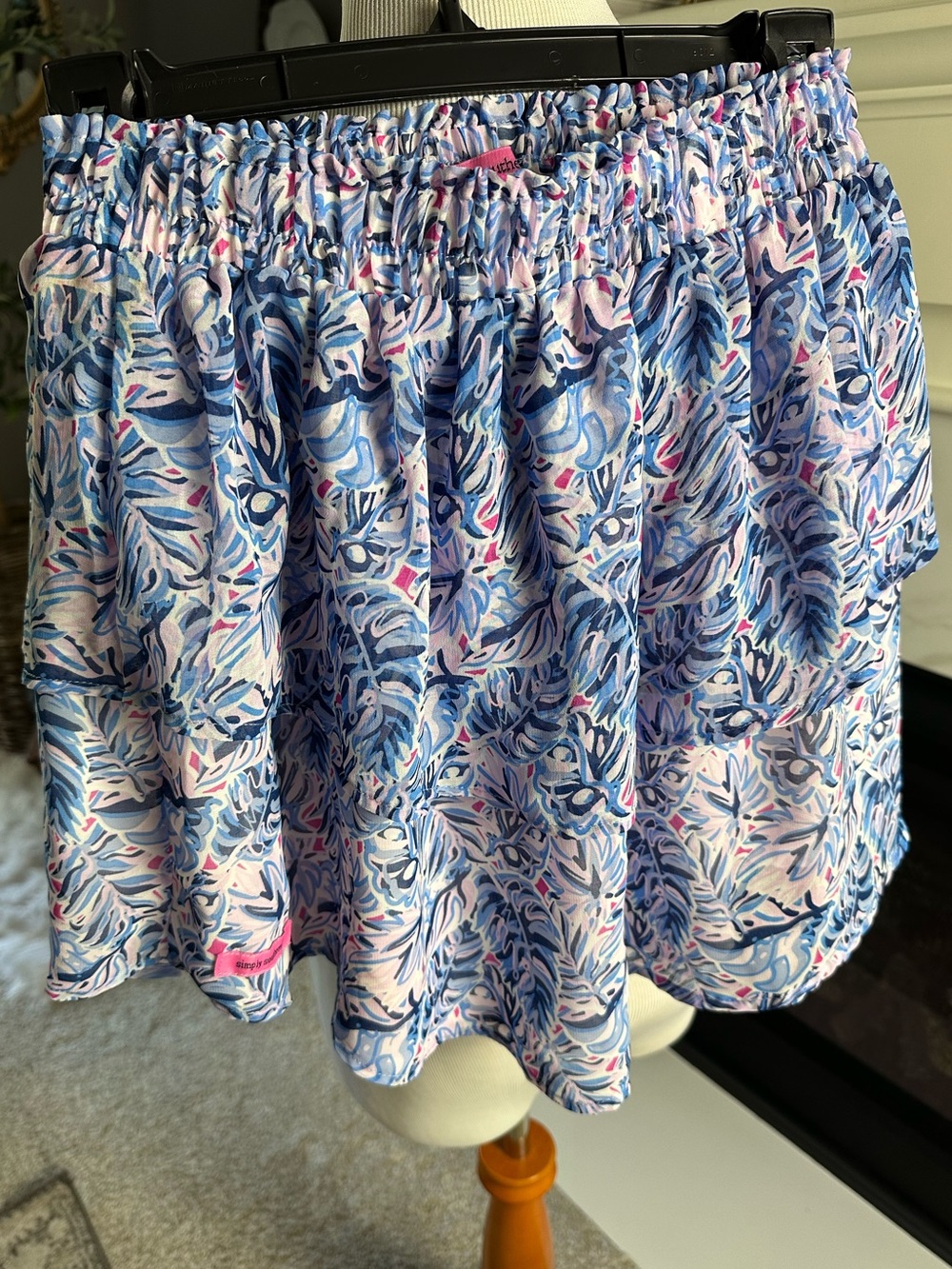 Simply Southern Lined & Layered Skirt Size Small